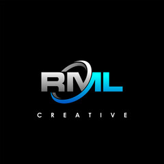 RML Letter Initial Logo Design Template Vector Illustration	
