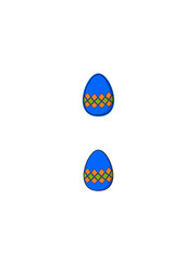 Blue Easter Egg
