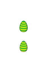 Easter Egg Green Yellow