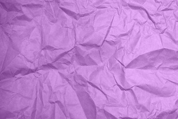 Craft crumpled colored paper for background usage. Eco Zero Waste background. Copy space.