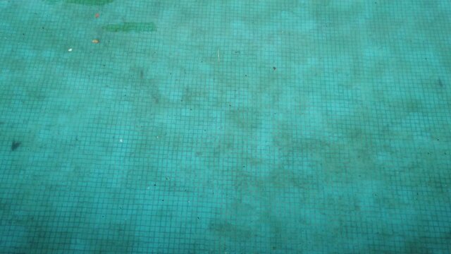 Dirty Pool Top View - A clip of a dirty pool at public park.