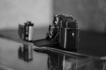 Eine Analogkamera im digitalen Zeitalter