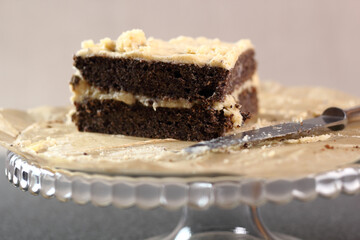Poppy Seed Cake with Buttercream Icing