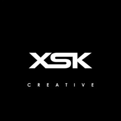 XSK Letter Initial Logo Design Template Vector Illustration	
