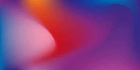 Blurred vivid backgrounds with modern abstract blurred color gradient patterns. Templates collection for brochures, posters, banners, flyers and cards. Vector illustration.