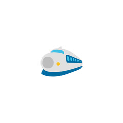 Train vector isolated icon illustration. Train icon