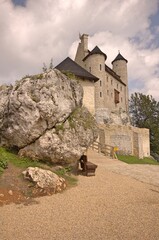 Zamek Bobolice na Szlaku Orlich Gniazd, na Jurze Krakowsko-Częstochowskiej © Albin Marciniak