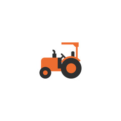 Tractor vector isolated icon illustration. Tractor icon