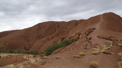 view of the mountains
