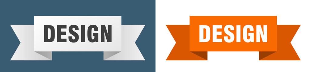 design ribbon. design isolated paper sign. banner