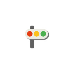 Traffic light vector isolated icon illustration. Traffic light icon