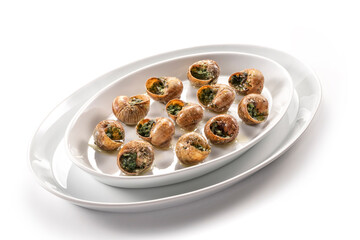 Escargot à la Bourguignonne dish