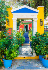 Fototapeta na wymiar Symi Island street view in Greece.