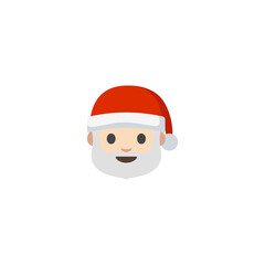 Santa Claus vector isolated icon illustration. Santa Claus icon