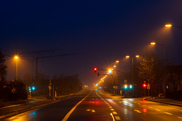 Nö traffic at night