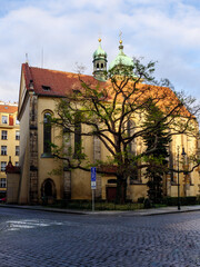 Obraz premium Church of Holy Spirit in Prague's Old Town