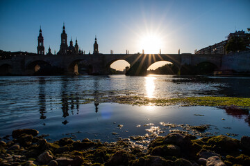 Spanish river bridge