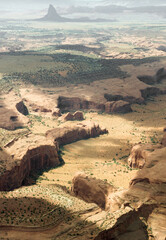 AERIAL VIEW OF DRY CANYON