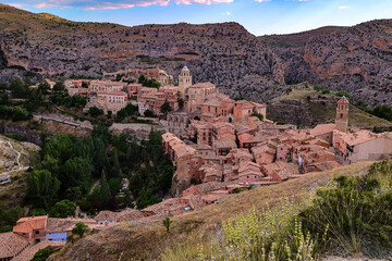 medieval village panoramic