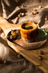 A cup of Turkish coffee for concept.