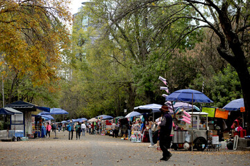 Pictures of Chapultepec park and reforma avenue in Mexico city during covid pandemic 2020