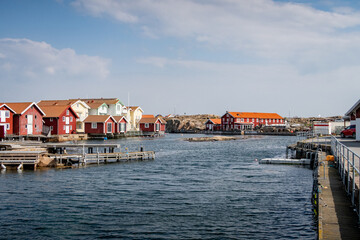 Sunny Sweden Fjällbacka west coast spring fisher village