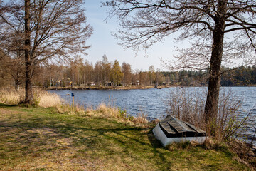Sweden Hiking Travel Vattern Lake