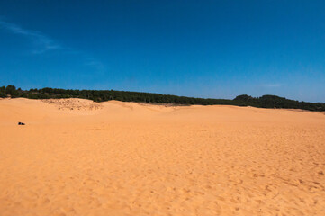 Rote Wüste in der Nähe in Vietnam Mui-Ne