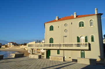 Fototapeta na wymiar Commissioner Montalbano's fictional home and the Punta Secca coast. Sicily. Italy