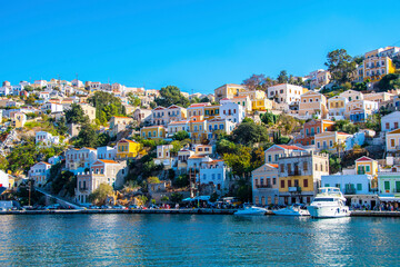 Symi Island view in Greece.