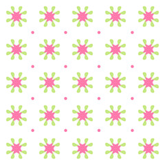 flower pastel simple minimalist seamless pattern