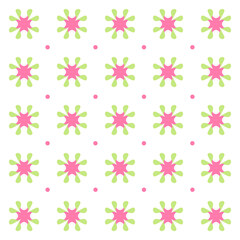 flower pastel simple minimalist seamless pattern