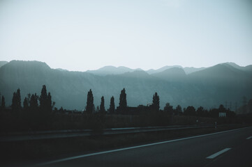 On the road