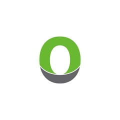 Letter O logo icon design concept