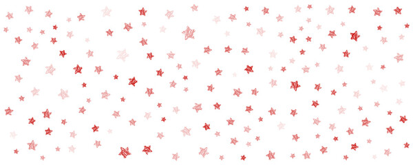 Red star pattern doodle background