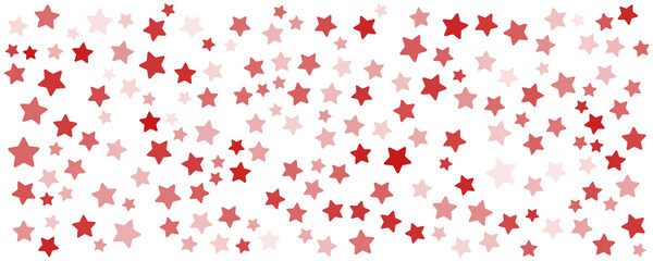 Red star pattern doodle background