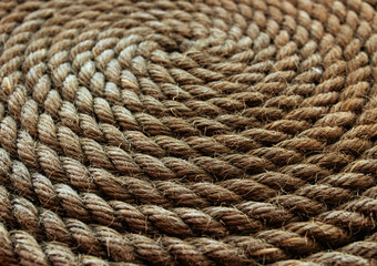 Twisted rope close-up