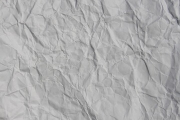 crumpled paper ,white 