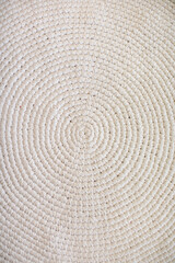 Background with circular white wool texture