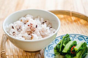 古代米入りご飯