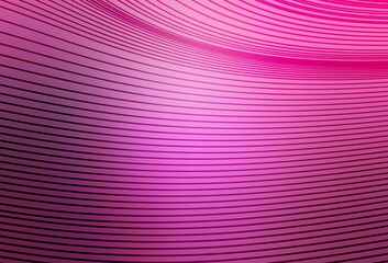 Light Pink vector pattern with wry lines.