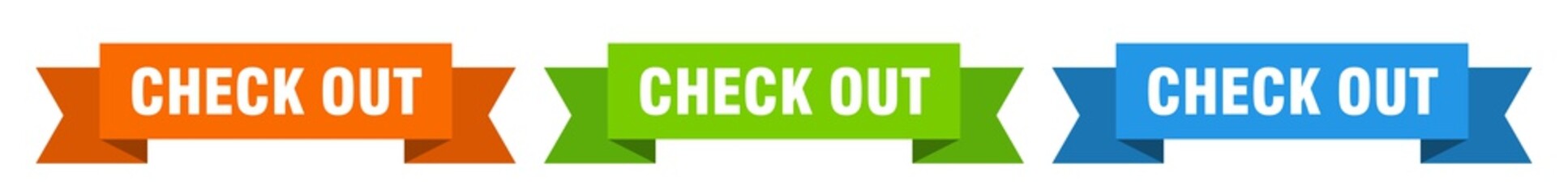 check out ribbon. check out isolated paper sign. banner