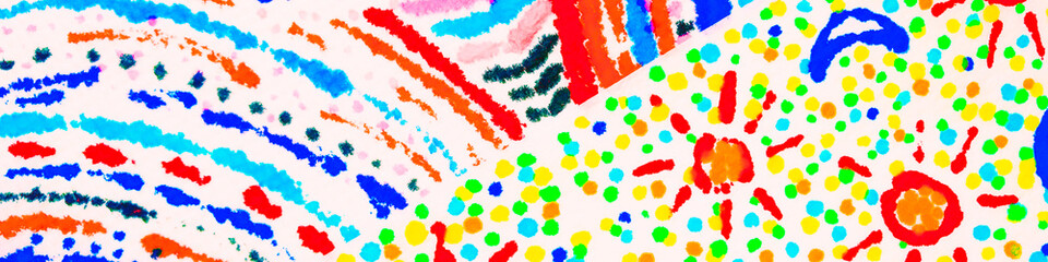 Bright Mosaic Design. Red Popular Design. Green