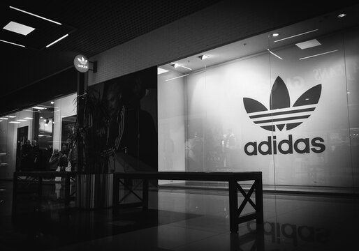 2020: Adidas boutique storefront signage