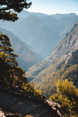 Path through Samaria Gorge, Crete, Greece