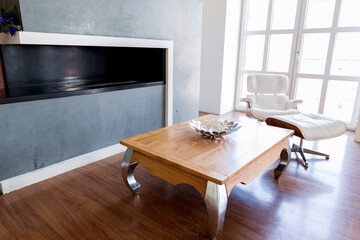 hi-tech interior design living room