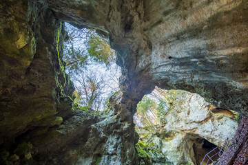 Obraz premium Wiesenttal-Trail in der Fränkischen Schweiz