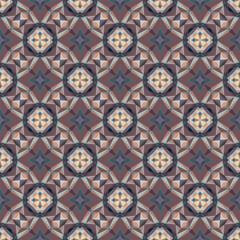 Geometric seamless pattern, abstract colorful background, vector texture for fabric, textile, decoration.