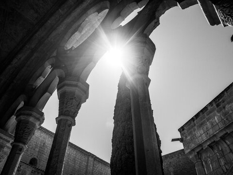 columns of the ancient temple