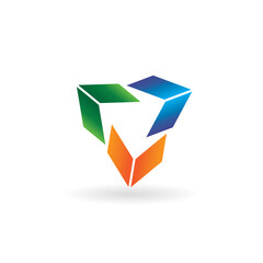 Teamwork book vector logo design